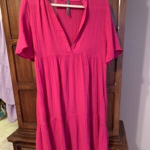 Anthropologie beautiful soft long dress/cover-up
